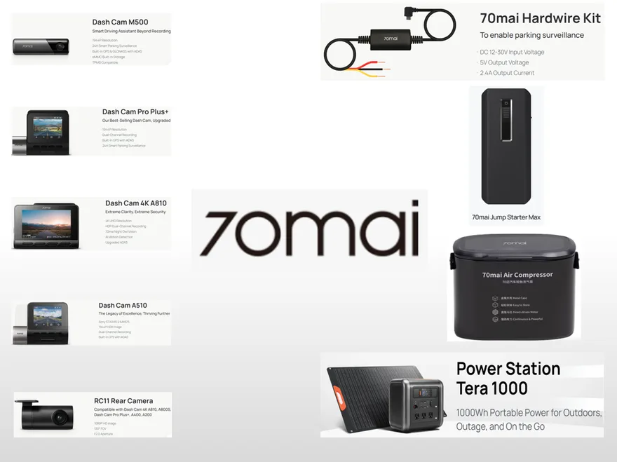 70Mai Products