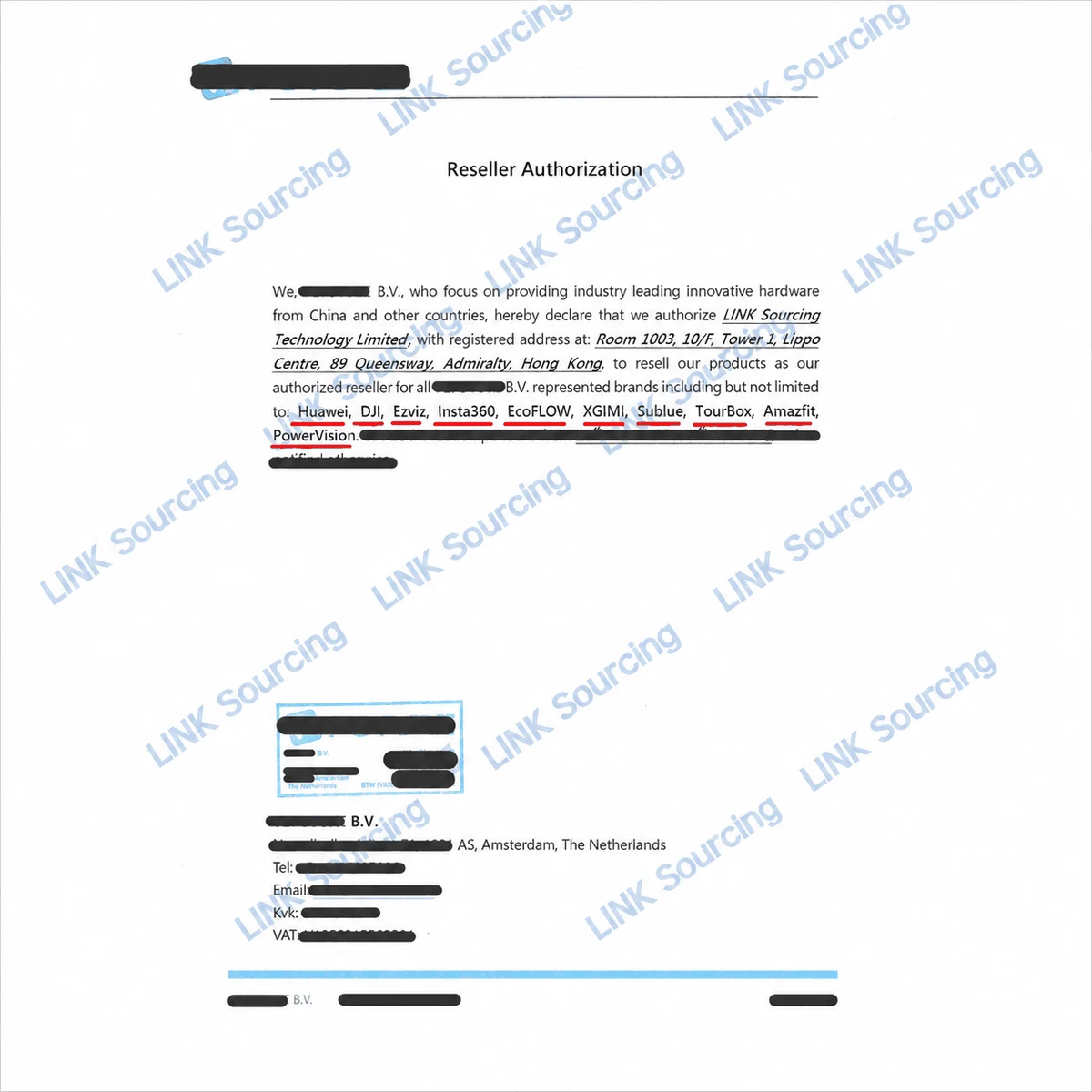 Reseller Authorization